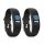 Set 2 Curele pentru Garmin Vivofit 4, kwmobile, Silicon, Negru, 44228.47