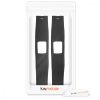 Set 2 Curele pentru Garmin Vivofit 4, kwmobile, Silicon, Negru, 44228.47