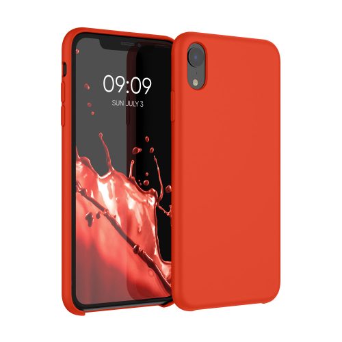 Husa iPhone XR, Silicon, Portocaliu, 45910.164