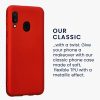 Husa Samsung Galaxy A20e, Silicon, Rosu, 48739.36