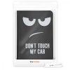 Husa pentru documente auto, Kwmobile, Negru/Alb, Piele ecologica, 50104.01