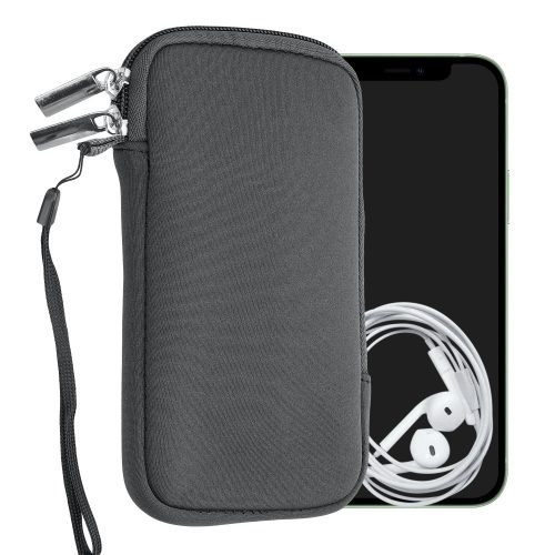 Husa Universala telefon L - 6,5 inch, Neopren, Gri, 46188.3.22