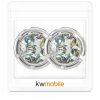 Set 2 Carlige de masa pentru genti, Kwmobile, Multicolor, Aluminiu, 50281.04