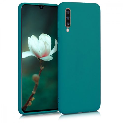 Husa Samsung Galaxy A70, Silicon, Verde, 48427.57