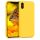 Husa Apple iPhone X / iPhone XS, Silicon, Galben, 42495.165