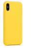 Husa Apple iPhone X / iPhone XS, Silicon, Galben, 42495.165