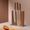 Suport magnetic pentru cutite pe doua fete din lemn de salcam, 22.5 x 22 cm, 50416.025.02