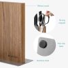 Suport magnetic pentru cutite pe doua fete din lemn de salcam, 22.5 x 22 cm, 50416.025.02