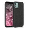 Husa Apple iPhone 11, Textil, Negru, 49805.01