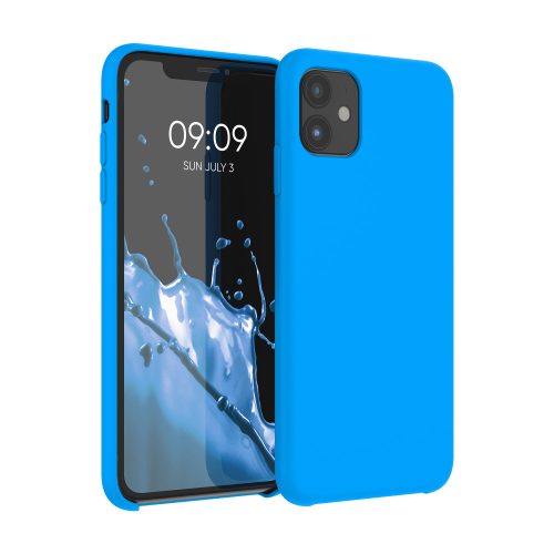 Husa iPhone 11, Silicon, Albastru, 49724.157