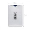 Set 5 Huse pentru carduri bancare, Kwmobile, Argintiu, Plastic, 50544.35