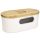 Cos de paine cu capac de bambus, 34,2 x 18,6 x 13 cm, 50595.01
