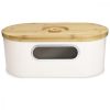 Cos de paine cu capac de bambus, 34,2 x 18,6 x 13 cm, 50595.01