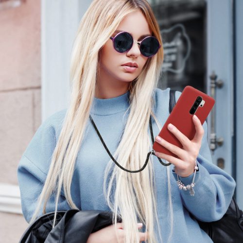 Husa Xiaomi Redmi Note 8 Pro, Silicon, Rosu, 50613.20