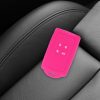 Husa Cheie Auto pentru Renault / Dacia - 4 Butoane - Keyless Go, kwmobile, Silicon, Roz, 48035.08