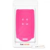 Husa Cheie Auto pentru Renault / Dacia - 4 Butoane - Keyless Go, kwmobile, Silicon, Roz, 48035.08