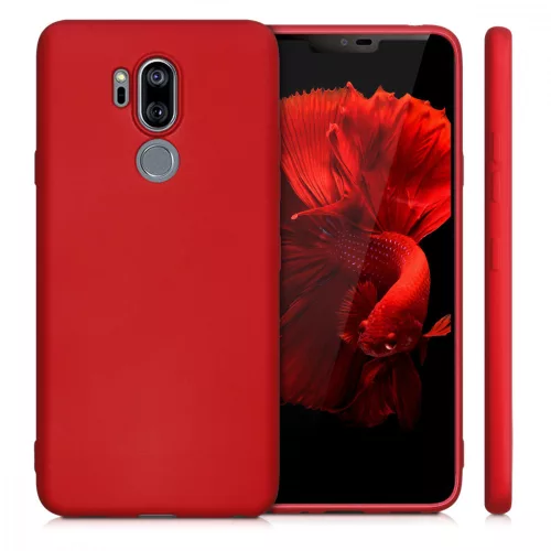 Husa LG G7 ThinQ / G7 Fit / G7 One, Silicon, Rosu, 45159.36