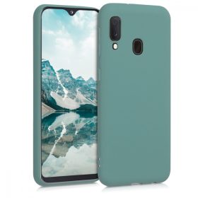 Husa Samsung Galaxy A20e, Silicon, Verde, 48738.171