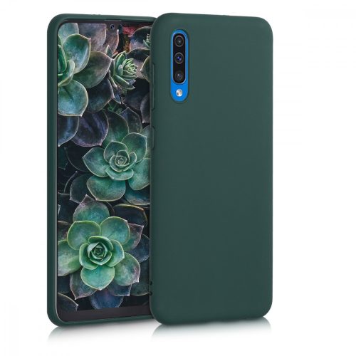 Husa Samsung Galaxy A50, Silicon, Verde, 48054.169