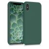 Husa Apple iPhone X / iPhone XS, Silicon, Verde, 42495.166