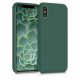 Husa Apple iPhone X / iPhone XS, Silicon, Verde, 42495.166