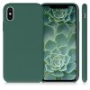 Husa Apple iPhone X / iPhone XS, Silicon, Verde, 42495.166