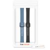Set 2 Curele pentru Samsung Galaxy Fit (SM-R370), kwmobile, Silicon, Albastru / Negru, 50233.73