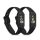 Set 2 Curele pentru Samsung Galaxy Fit (SM-R370), kwmobile, Silicon, Negru, 50233.47