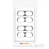Set 2 Aparatori de praf pentru casti Apple AirPods Pro, Kwmobile, Negru, Plastic, 50975.01