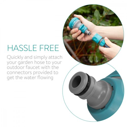 Set 4 conectori pentru furtun Navaris, Duza, Kit robinet, Conector furtun, 51021.01