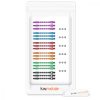 Set 18 Tije pentru sageti de darts 48 mm, Kwmobile, Multicolor, Metal, 51060.03