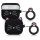 Husa pentru casti Apple AirPods Pro, Kwmobile, Negru/Alb, Silicon, 51055.01