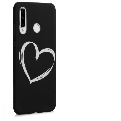 Husa Huawei P30 Lite, Silicon, Negru, 48539.12