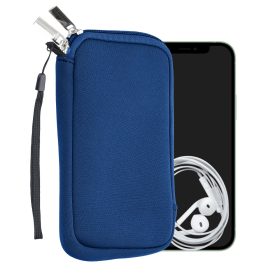 Husa Universala telefon L - 6,5 inch, Neopren, Albastru, 46188.3.04