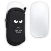 Husa pentru mouse Apple Magic Mouse 2/Magic Mouse 1, Kwmobile, Negru/Alb, Neopren, 51118.01