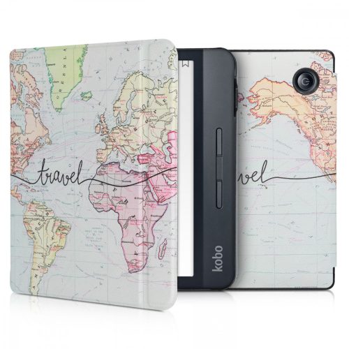 Husa pentru Kobo Libra H2O, Piele ecologica, Multicolor, 50300.05