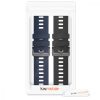 Set 2 curele pentru Xiaomi Amazfit GTR (47mm) / Amazfit GTR 2, Silicon, Negru / Albastru, 51169.01