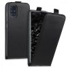 Husa Samsung Galaxy A51, Piele ecologica, Negru, 51202.01