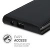 Husa Samsung Galaxy A51, Piele ecologica, Negru, 51202.01