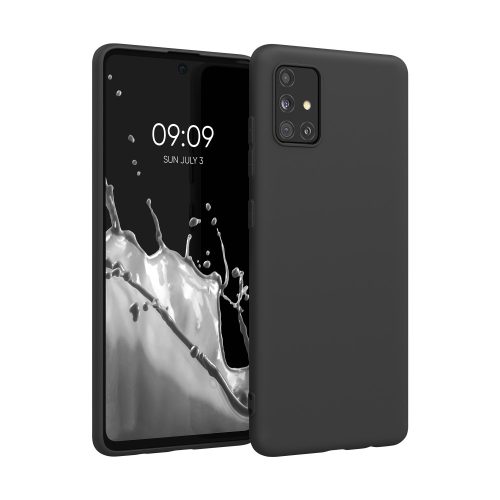 Husa Samsung Galaxy A51, Silicon, Negru, 51196.47