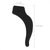 Set 4 Terminale anti-alunecare pentru ochelari, Kwmobile, Negru, Silicon, 51173.01