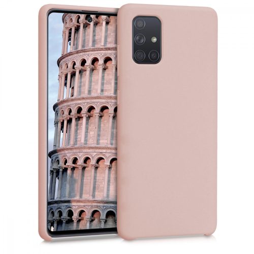 Husa Samsung Galaxy A71, Silicon, Roz, 51209.52