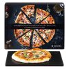 Piatra de pizza Navaris, 38x30 cm, glazurata, rezistenta pana la 500°C, 51246.01.3
