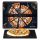 Piatra de pizza Navaris, 38x30 cm, glazurata, rezistenta pana la 500°C, 51246.01.3