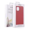 Husa Apple iPhone 11, Piele naturala, Rosu, 49737.09