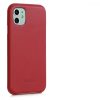 Husa Apple iPhone 11, Piele naturala, Rosu, 49737.09