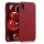 Husa Apple iPhone XR, Piele naturala, Rosu, 45955.09