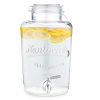 Dozator de bauturi cu robinet si capac cu clips Navaris, 8 L, 51379.01