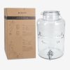 Dozator de bauturi cu robinet si capac cu clips Navaris, 8 L, 51379.01