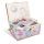Set cutie de cusut Navaris din lemn si 36 de accesorii, 24.5 x 17.5 x 12.5 cm, 49047.04
